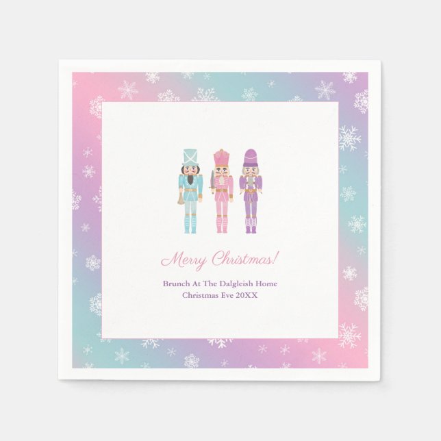 Nutcracker Serviette (Vorderseite)