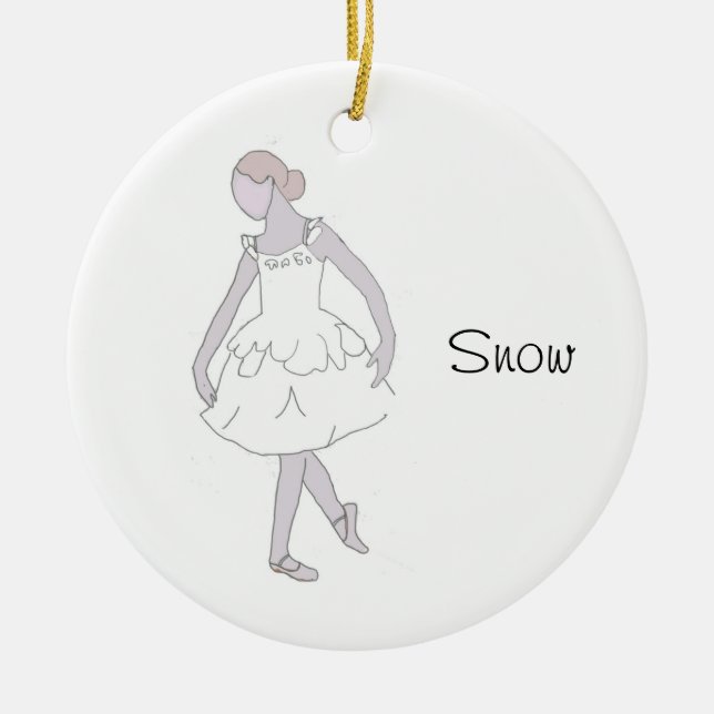Nutcracker Snow Keepake Ornament (Vorne)