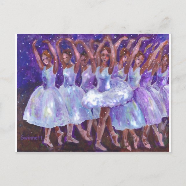 Nutcracker Snow Queen Postkarte (Vorderseite)