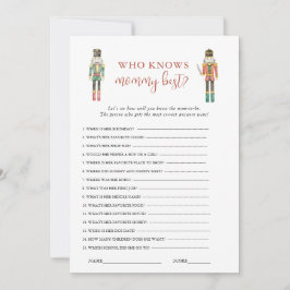 Nutcracker Soldat Christmas Baby Shooting Game Einladung