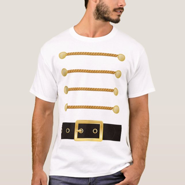 Nutcracker Soldier Kostüm Uni T-Shirt (Vorderseite)
