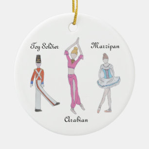 Nutcracker Soldier/Marzipan/Arabian-Ornament Keramik Ornament