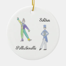 Nutcracker Soldier/Pollichinelle Keepake Ornament