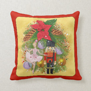 Nutcracker Soldier Zucker Pflaume Weihnachten Weih Kissen