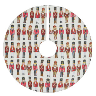 Nutcracker Soldiers Hübsch Weihnachten Polyester Weihnachtsbaumdecke