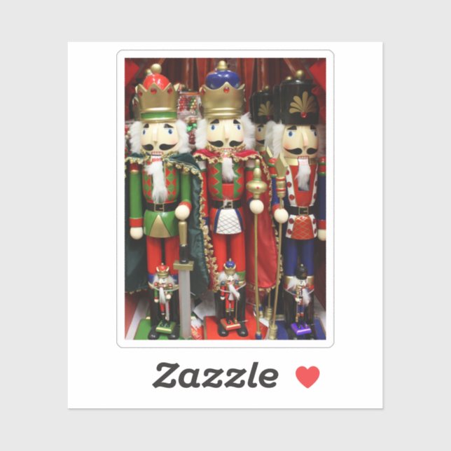 Nutcracker Soldiers Weihnachten Aufkleber (Blatt)