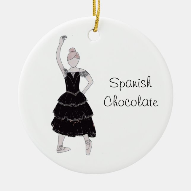Nutcracker Spanische Schokolade Keepake Ornament (Vorne)