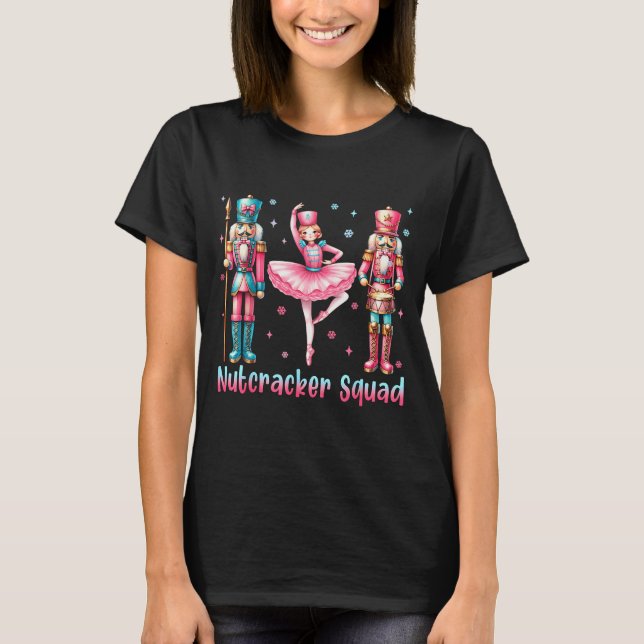 Nutcracker Squad Ballet Dance Merry Christmas Wome T-Shirt (Vorderseite)