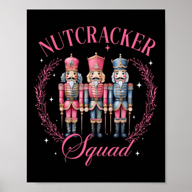 Nutcracker Squad Ballett Tanz passt Familie Chri Poster (Vorne)