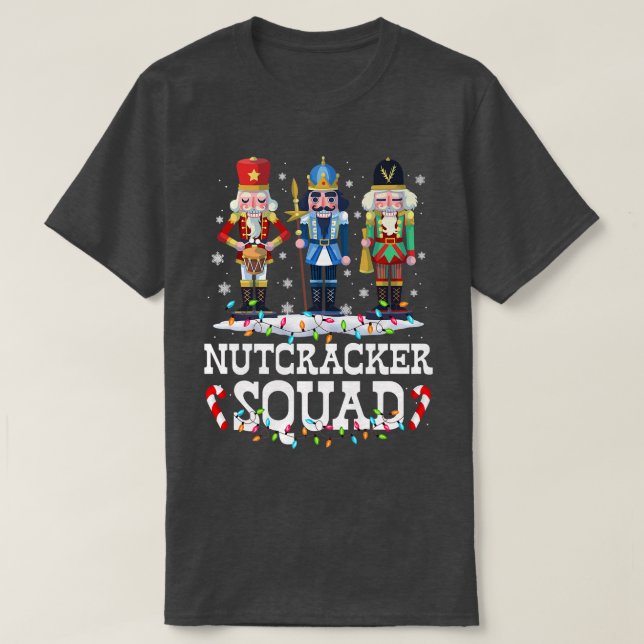 Nutcracker Squad Ballett Tanz Weihnachten Weihnach T-Shirt (Design vorne)