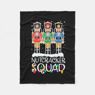 Nutcracker Squad Holiday Ballet Tanz Match Chr Fleecedecke