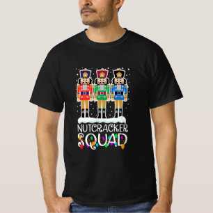 Nutcracker Squad Holiday Ballet Tanz Match Chr T-Shirt