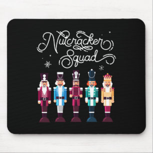 Nutcracker Squad Holiday Weihnachtsjunge Mädchen F Mousepad