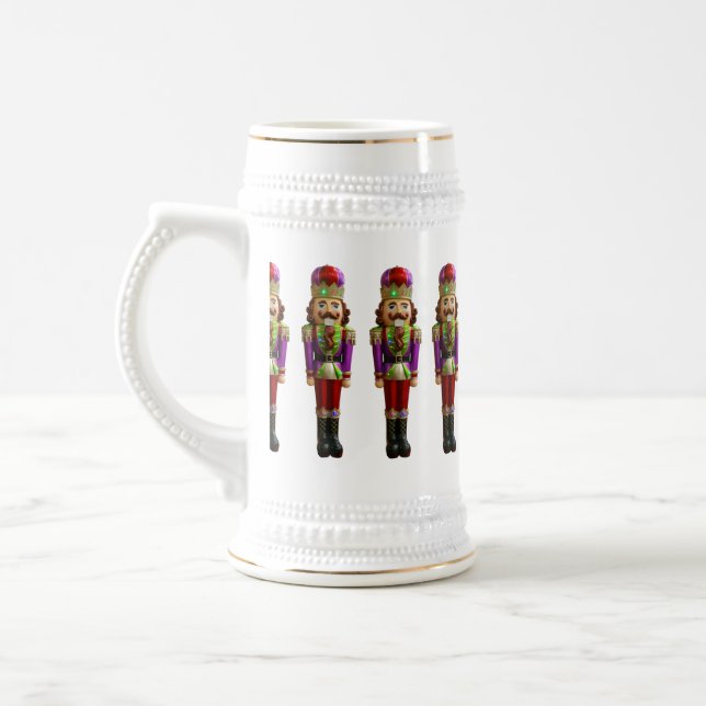 Nutcracker Stein Tasse für Weihnachtsfeiertage (Links)