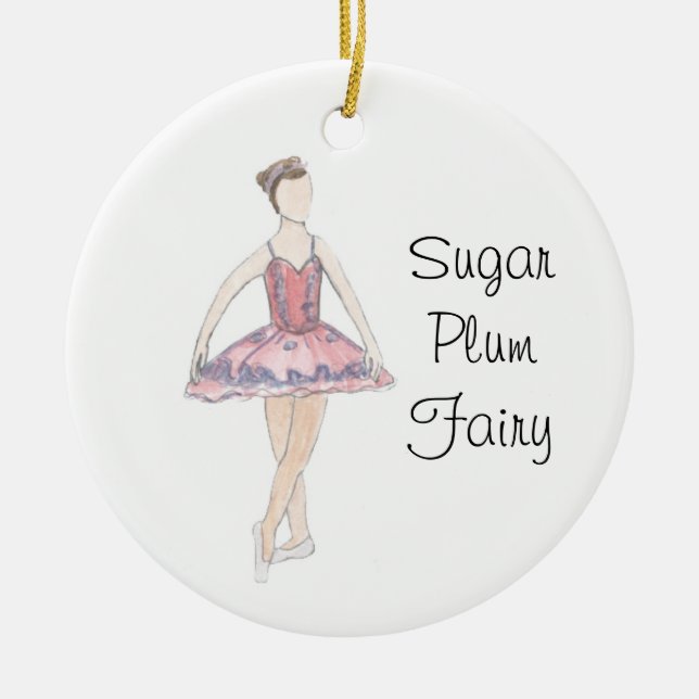 Nutcracker Sugar Plum Fairy Keepake Ornament (Vorne)