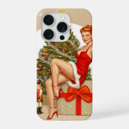 Nutcracker Süße Retro-Pinup-Weihnachten-iPhone-Hül iPhone 15 Pro Hülle