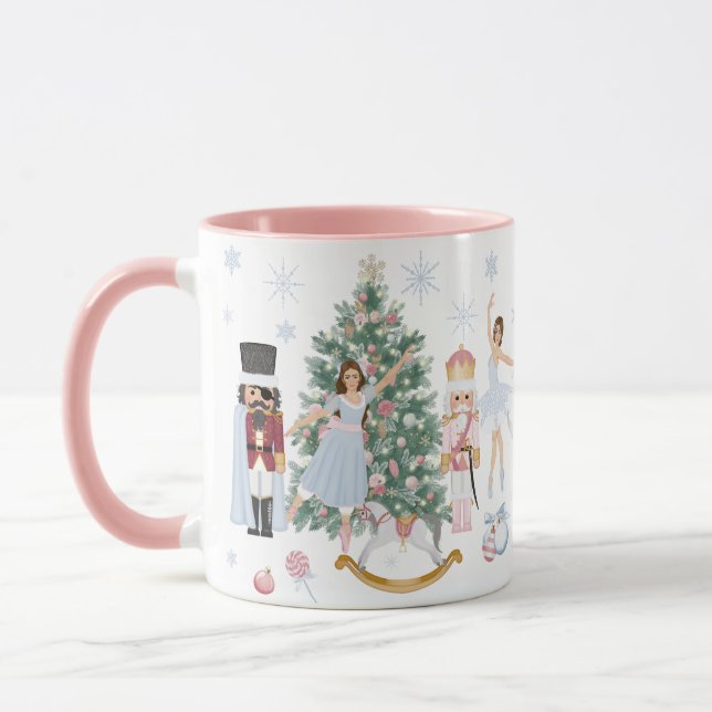 Nutcracker-Süßigkeiten individuelle Name-Tasse Tasse (Links)