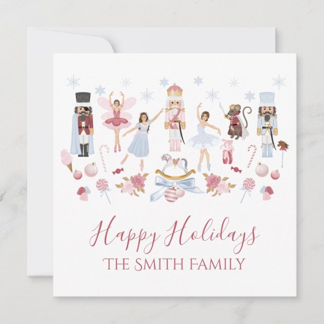 Nutcracker-Süßigkeiten Karte (Vorderseite)