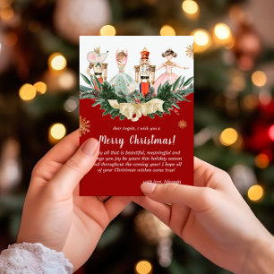 Nutcracker Theme Weihnachts-Party Feiertagskarte