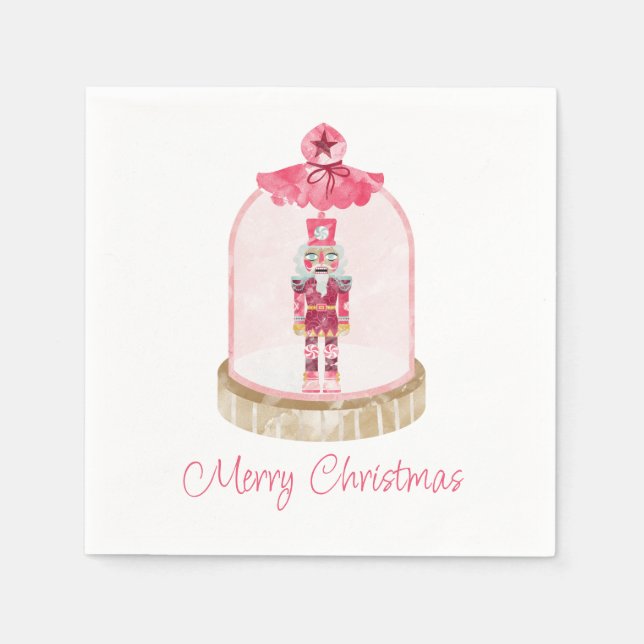 Nutcracker Toy Soldier Holiday Party Serviette (Vorderseite)