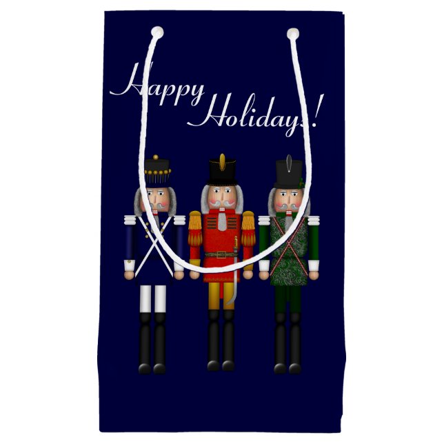 Nutcracker Trio, Blue GIFT BAG S Kleine Geschenktüte (Vorderseite)
