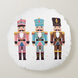 Nutcracker Trio Rundes Kissen