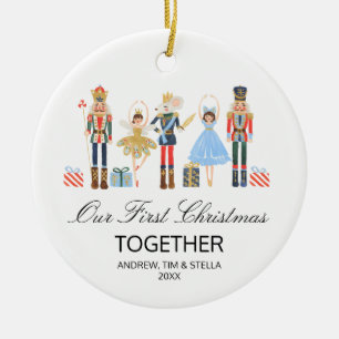 Nutcracker - unser erstes Weihnachten gemeinsam Keramik Ornament