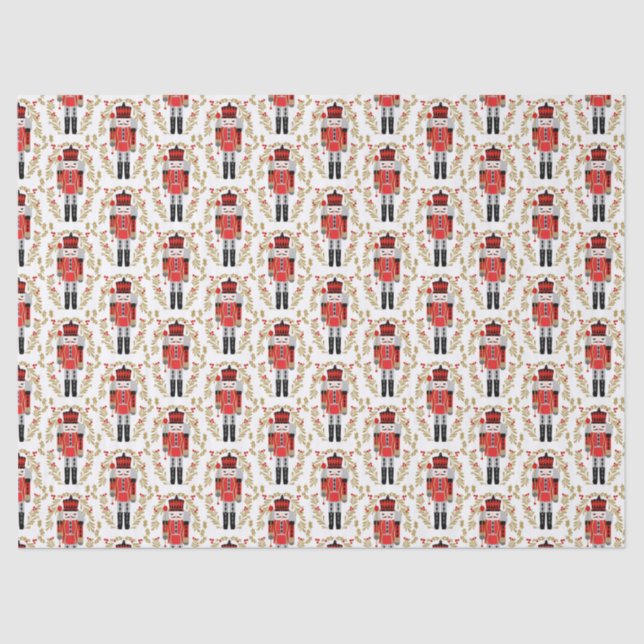 Nutcracker Weihnachten aus dem Nutcracker-Ballett Seidenpapier (Vorderseite)