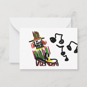 Nutcracker Weihnachten Mitteilungskarte