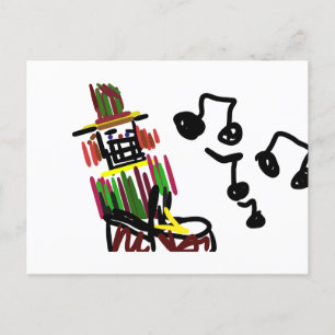 Nutcracker Weihnachten Postkarte