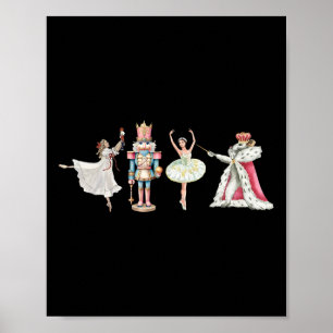 Nutcracker Weihnachts Weihnachtsfamilie Matching P Poster