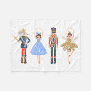 Nutcracker Weihnachtsballett 1WH1 Fleecedecke