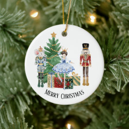 Nutcracker Weihnachtsbaum Keramik Ornament