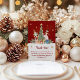 Nutcracker Weihnachtsdusche Party Dankeskarte