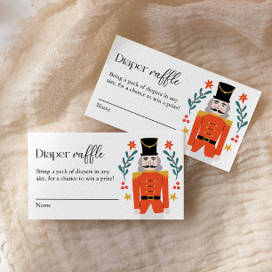 Nutcracker Weihnachtsduschmaschine Windelwindeln Begleitkarte