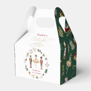 Nutcracker Weihnachtsfest Grün Gold Geschenkschachtel