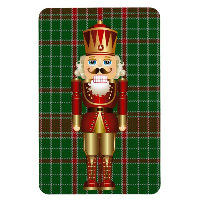 Nutcracker Weihnachtsgeschenk Tall Decoration Magnet (Vertikal)