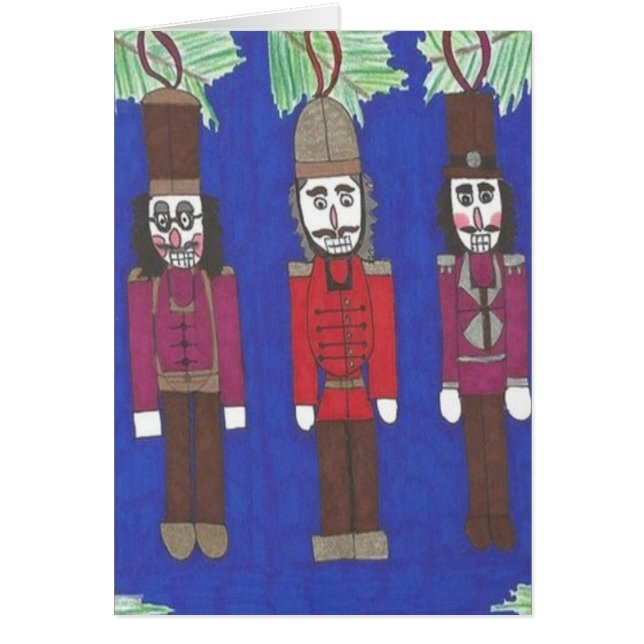 Nutcracker Weihnachtskarte (Vorne)