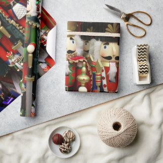 Nutcracker Weihnachtssoldaten Geschenkpapier