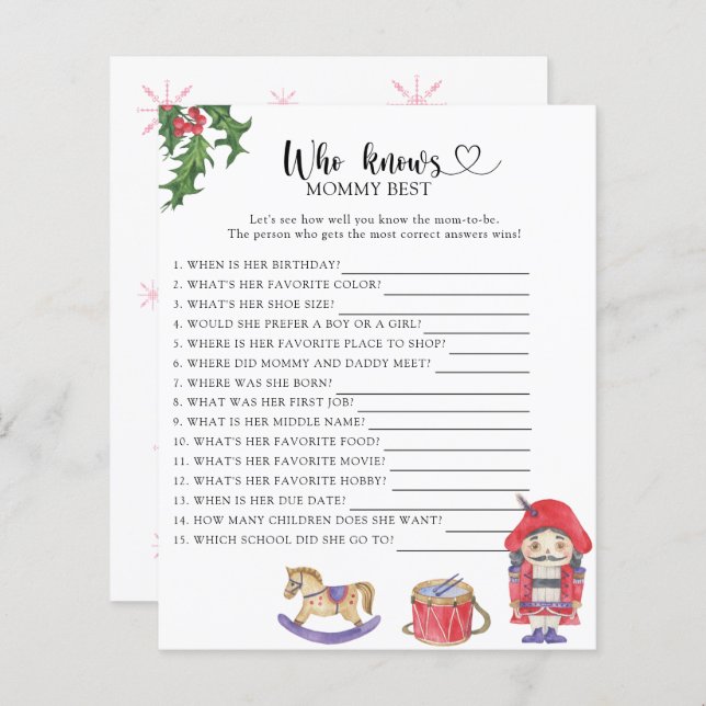 Nutcracker - Wer Mami am besten kennt (Vorne/Hinten)