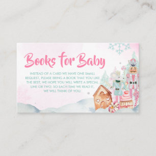 Nutcracker Winter Snowflakes Books für Baby Begleitkarte