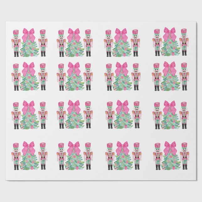 Nutcracker Wrapping Paper Geschenkpapier (Flach)