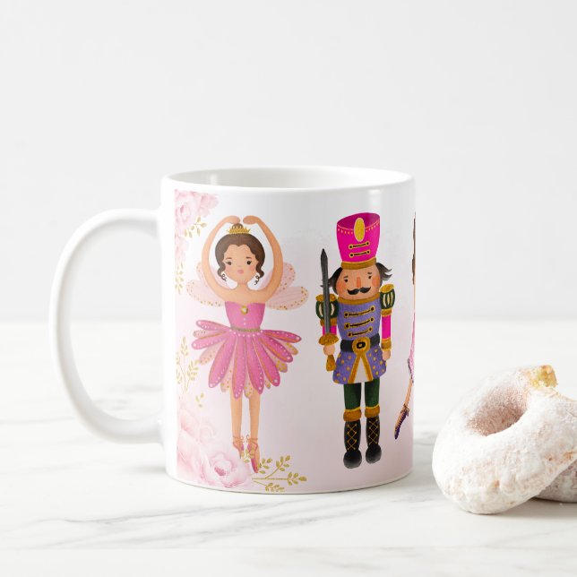 Nutcracker Zucker Pflaume Fairy Clara Drossel Meye Kaffeetasse (Mit Donut)