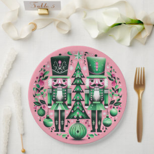Nutcrackers Christmas Plate Pappteller