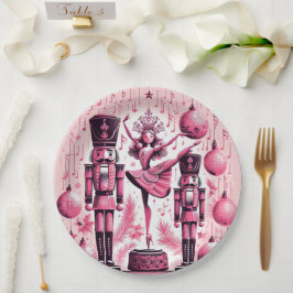 Nutcrackers Christmas Plate Pappteller