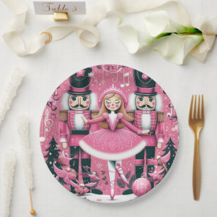 Nutcrackers Christmas Plate Pappteller