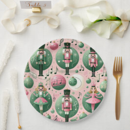 Nutcrackers Christmas Plate Pappteller