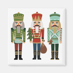 Nutcrackers Classic Christmas Magnet