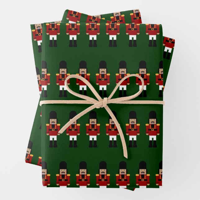 Nutcrackers - geschenkpapier set (Beispiel)