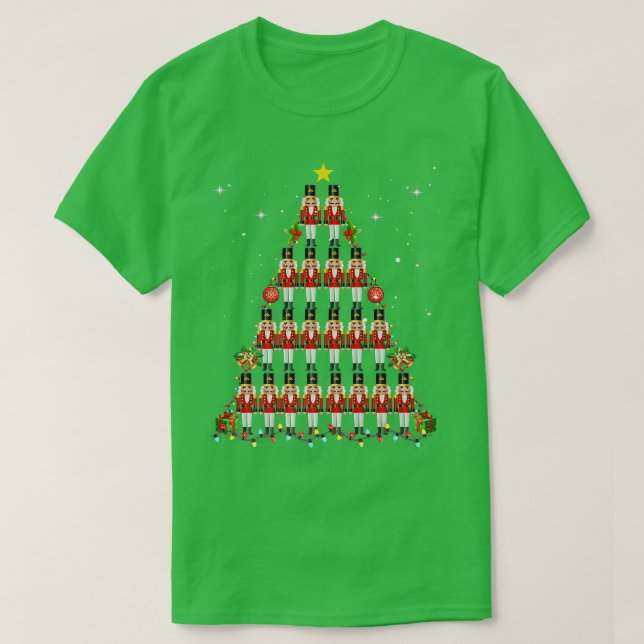 Nutcrackers Toy Christmas Tree  Nutcracker Funny X T-Shirt (Design vorne)